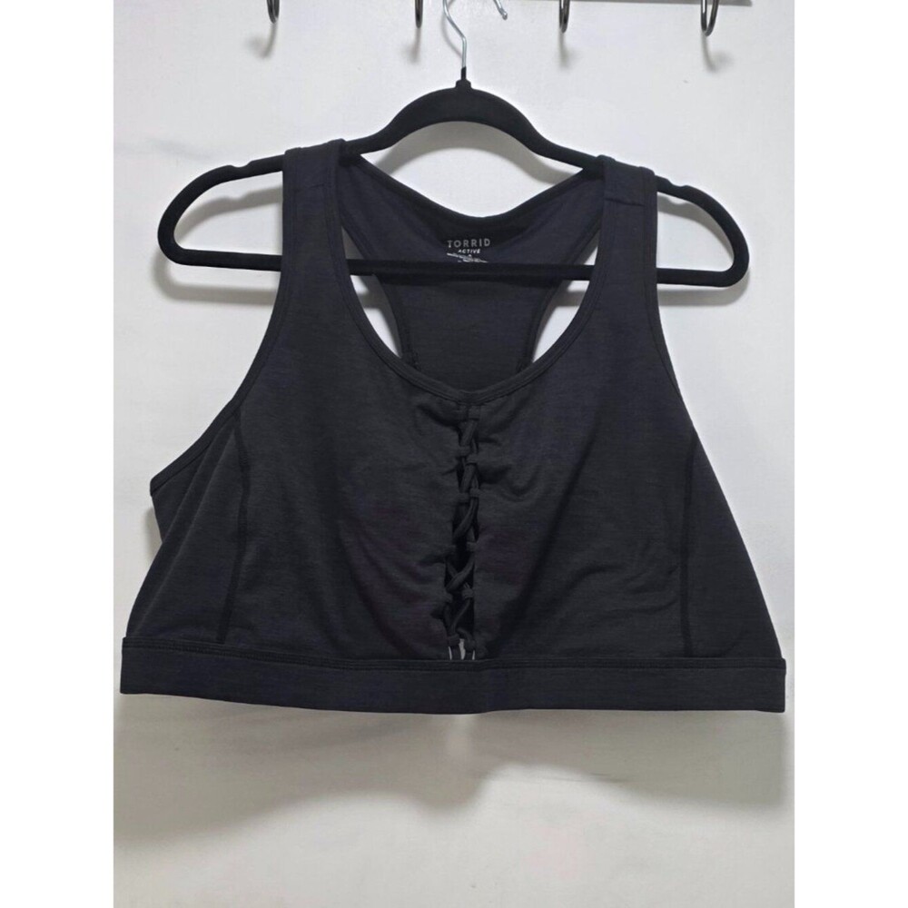 EUC Torrid Size 4 Open Front Sports Bra